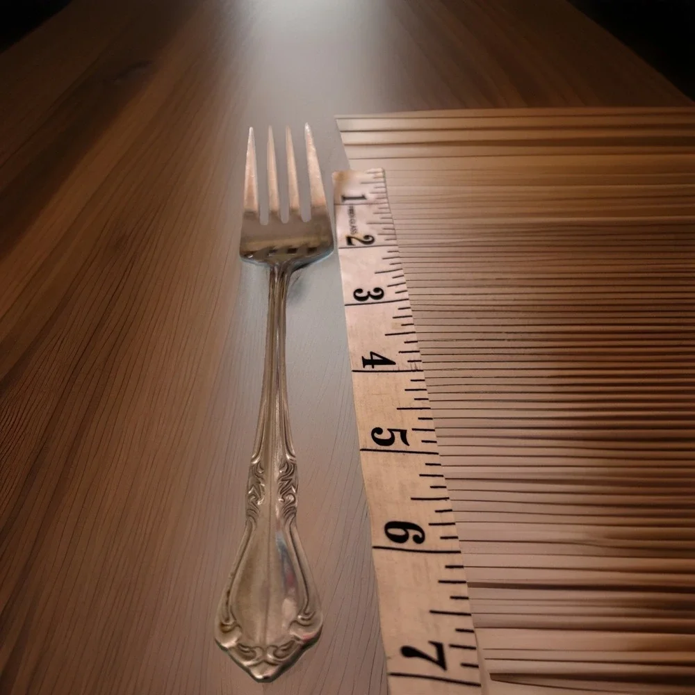 Belle Grove Reed & Barton Select Salad Fork Lot 4 Stainless Flatware Vintage